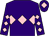 Purple, pink triple diamond, diamonds on sleeves, purple cap, pink diamond