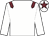 White body, garnet epaulettes, white arms, white cap, garnet star