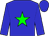 Blue, green star,