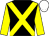 Black Body, Yellow Cross Belts, Yellow Arms, White Cap