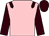 Pink, brown epaulets, sleeves and cap