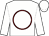 White, maroon circle