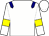 white, navy epaulets, yellow armlets