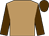 light brown, dark brown sleeves and cap