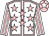 White,pink seams, pink stars, Striped sleeves, Pink cap, White star