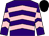 Purple, pink chevrons, black cap