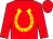 red, yellow horseshoe