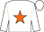 White, orange star