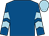 Royal Blue, Light blue chevrons on sleeves, Light blue cap