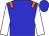 Big-blue body, orange epaulettes, white arms, big-blue cap