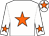 White, Orange star, White Sleeves, Orange star, White cap, Orange star