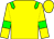 Yellow, green epaulets and armlets