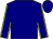 navy blue, yellow seams on sleeves