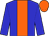 blue, orange stripe and cap