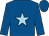 Royal blue, light blue star