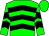 green, black chevrons