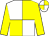 White body, yellow quartered, yellow arms, white cap, yellow quartered