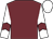 Garnet body, white arms, garnet chevron, white cap