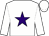 White, purple star