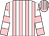 Pink and white stripes, hooped sleeves