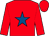 red, royal blue star