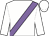 White, mauve sash