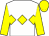 White, yellow triple diamond, sleeves and cap