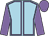 Blue-light body, purple seams, purple arms, purple cap