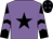 Mauve, black star, black sleeves, mauve chevrons, black cap, mauve stars