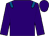 Purple, royal blue epaulets