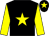 Black, Yellow star and sleeves, Black cap, Yellow star