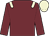 Garnet body, beige epaulettes, garnet arms, beige cap