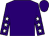 Purple body, purple arms, white stars, purple cap