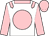 White, pink epaulettes, spot, collar and sleeves, pink cap