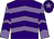 Purple, mauve chevrons, mauve and purple chevrons on sleeves, purple cap, mauve star