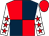 Red and dark blue (quartered), white sleeves, red stars, red cap