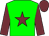 Green body, garnet star, garnet arms, garnet cap