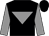 Black, grey inverted triangle and sleeves