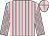 silver, pink stripes, quartered cap