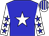 blue, white star, blue stars on white sleeves, striped cap