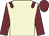 Beige body, garnet epaulettes, garnet arms, garnet cap