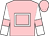 Pink, white hollow box, white sleeves, pink armlets, pink cap