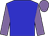 Big-blue body, mauve arms, mauve cap