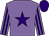 Mauve, purple star, striped sleeves, purple cap