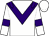 white, purple chevron and epaulets, purple armlets