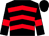 Black, red chevrons and armlets