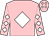 Pink, white diamond, diamonds on sleeves and cap