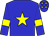 Blue, Yellow star and armlets, Blue cap, Yellow stars