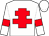 White, red cross of lorraine and armlets