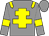 grey, yellow cross of lorraine, yellow epaulets, yellow armlets